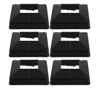 Lot de 6 cache-balustrades en PVC for lampadaire, protection clôture, base rampe, poteaux terrasse Pour clôtures