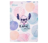 Lot de 6 cahiers A4, 60 pages, quadrillés, motif Disney Fashion n° 1 Stitch - PATIO