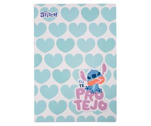 Lot de 6 cahiers A4, 60 pages, quadrillés, motif Disney Fashion n° 3 Stitch - PATIO