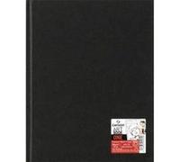 Lot de 6 carnets de 100 feuilles de papier dessin ART BOOK ONE 100g 14x21,6cm noir Noir G