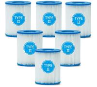 Lot de 6 Cartouches de filtration - AUCUNE - Bestway II - filtres spa pour Piscine - Bestway 58094 Cartouches Type 2