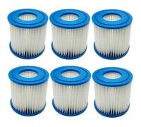 Lot de 6 cartouches filtrantes pour Bestway Type VII et D,compatibles avec cartouche filtrante Intex Type D Hot Spring Spa Piscines