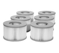 Lot de 6 Cartouches filtrantes pour Spa Gonflable Mspa, filtres pour Spa Gonflable