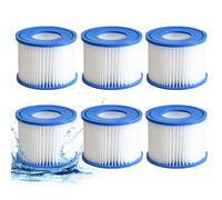 Lot de 6 cartouches filtrantes VI pour piscine Bestway Miami, Palm Springs, Monaco Lay-Z-Spa, Vegas, Flowclear, filtre de piscine remplace 58323