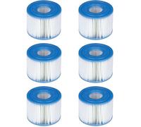 Lot de 6 cartouches Intex PureSpa type S1 Easy Set, compatibles B01HMXBDGM, réf. 29001E