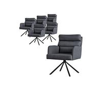 Lot de 6 chaise de bureau GENERIQUE interieur non empilable non pliable en plastique H. 64.5 cm beige