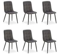 Lot de 6 chaise GENERIQUE interieur non pliable en plastique H. 88 cm