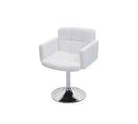 Lot de 6 chaise GENERIQUE interieur non pliable H. 80 cm en metal Blanc