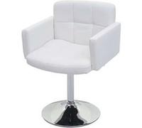 Lot de 6 chaise GENERIQUE interieur non pliable H. 80 cm en metal Blanc