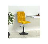 Lot de 6 chaise H. 102.5 cm non empilable non pliable en plastique interieur jaune