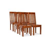 vidaXL Chaises à manger lot de 6 bois massif moderne 275274