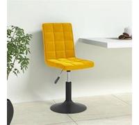 Lot de 6 chaise vidaxl H. 102.5 cm non empilable non pliable en plastique interieur jaune Jaune G