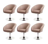 Mendler Chaises Pivotantes Salle à Manger - Lot de 6