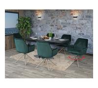Mendler Chaises HWC-G67 - Vert