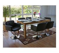 Mendler Chaises Orlando Set de 6 - Noir