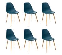 Lot de 6 Chaises Taho 86cm Bleu Marine