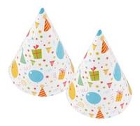 Paris Prix Lot de 6 chapeaux de fête - Blanc