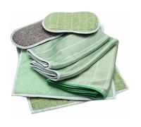 Lot de 6 Chiffon Bambou Microfibre pour Vitres Miroirs Carreaux Carrosserie Microfibre Bambou Vitre Mnage couleurs multiples