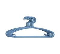 Lot De 6 Cintres Enfant Blanc Plastique Bleu TU