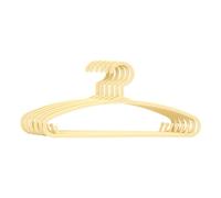 Lot De 6 Cintres Enfant Blanc Plastique Jaune TU