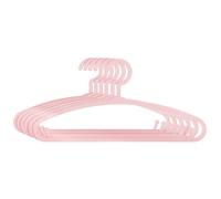 Lot De 6 Cintres Enfant Blanc Plastique Rose TU