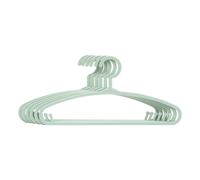 Lot De 6 Cintres Enfant Blanc Plastique Vert TU