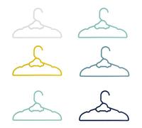 Lot de 6 cintres enfant VOITURE multicolore