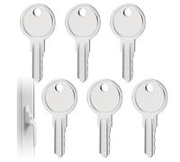 Lot de 6 clés de fenêtre universelles de rechange compatibles avec Yale et Securistyle