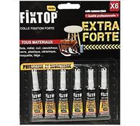Lot de 6 Colle Glue Extra Forte - Bricolage Bois Metal Cuir Verre - A546