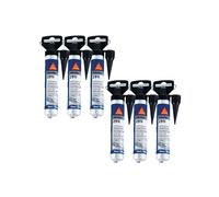 Lot de 6 colles mastic marine SIKA Sikaflex 291i - Noir - Mini recharge 70ml