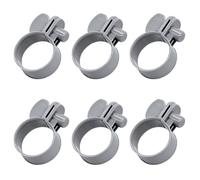 Lot de 6 Colliers de Serrage en Plastique de 3,2-3,8 cm pour Tuyau Piscine | Collier de Serrage Réglable pour Piscine,Accessoires de Piscine pour Escape, Intex et Coleman
