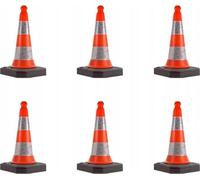 lot de 6 cônes de signalisation 50 cm Cônes de signalisation Pylônes de signalisation Cônes de signalisation Chapeaux de signalisation