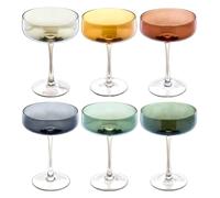 Lot de 6 Coupes à Champagne Lucia 15cm Multicolore
