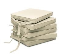 Lot de 6 coussins de chaise Loft SK nature, 45x40x5cm