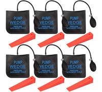Lot de 6 coussins de montage Coussin d'air : pompe à air de 300 kg, coussins de montage gonflables, cric à coussin d'air pour montage sur fenêtre, outils à main, coussin d'écartement pour