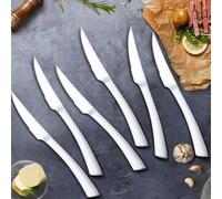 Lot de 6 couteaux de cuisine - Couteaux à lame droite avec manche ergonomique