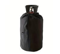 Lot de 6 couvercles de bouteille de gaz d'extérieur - Anti-poussière, imperméable, résistant aux UV, coupe-vent, matériau PET noir