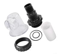 Lot de 6 couvercles pré-filtres pour pompe ABS SPS25 SPS50 SPS75 SPS100 | O Anneau Buse à vis Panier Économie de Coûts pour les propriétaires de piscine Fit Transparent