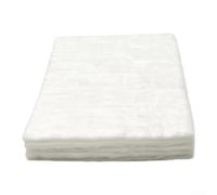 Lot de 6 couvertures en fibres résistantes aux températures élevées pour isolation de poêle à bois - Tapis en laine ignifuge découpable 30 x 20 cm pour cheminée de camping
