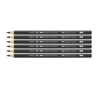 FABER-CASTELL Crayon GRAPHITE AQUARELLE mine 3,3 mm 2B