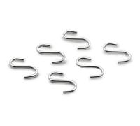 Lacor Ensemble de 6 crochets 60700 – Inox 18/10 Argenté
