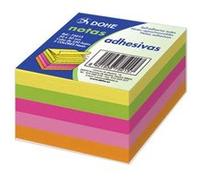 LOT de 6 Cubes de notes repositionnables Dohe - 75 mm - Cube de 250 feuilles - Papier 75gr - Idéal pour le bureau et l'école G