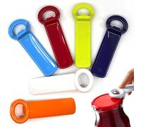 Lot de 6 décapsuleurs en plastique avec prise en main facile - 14 cm - Design coloré - Pour mains faibles, personnes âgées et enfants