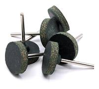 Lot de 6 disques abrasifs en caoutchouc de 25 mm pour Dremel Proxxon Accessoires Mini ponceuse Outil multifonction