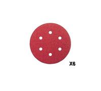 Bosch Disques abrasifs 2608607247 Ø150 mm auto-agrippants grains 60/120/240, lot de 6