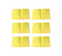 Lot de 6 dossiers avec 2 poches format lettre double poche 29 x 23 cm