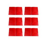 Lot de 6 dossiers avec 2 poches format lettre double poche 29 x 23 cm
