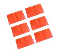 Lot de 6 dossiers avec 2 poches format lettre double poche 29 x 23 cm