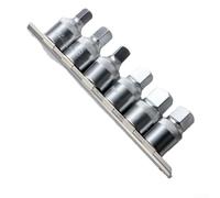Lot de 6 douilles carrées de vidange d'huile pour carter moteur et couvercle de transmission, compatible avec les outils à cliquet standard de 1,27 cm