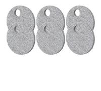 Lot de 6 écrans de brûleur frittés de 33 mm pour Webasto, pour dessus d'air, pour chauffage de stationnement 2000ST, pour fer chromé et aluminium, filtre résistant, pour remplacement de chambre de